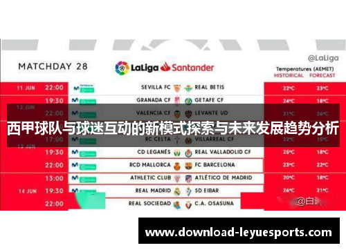 西甲球队与球迷互动的新模式探索与未来发展趋势分析
